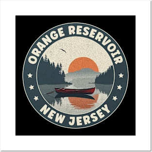 Orange Reservoir New Jersey Sunset Posters and Art